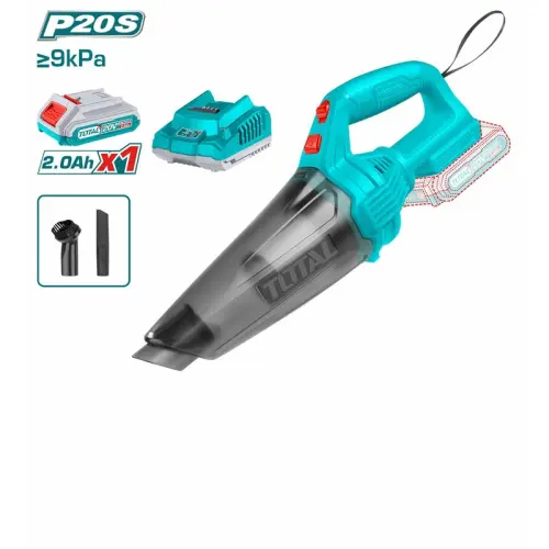 مجموعة مكنسة محمولة لا سلكية توتال 20 فولت